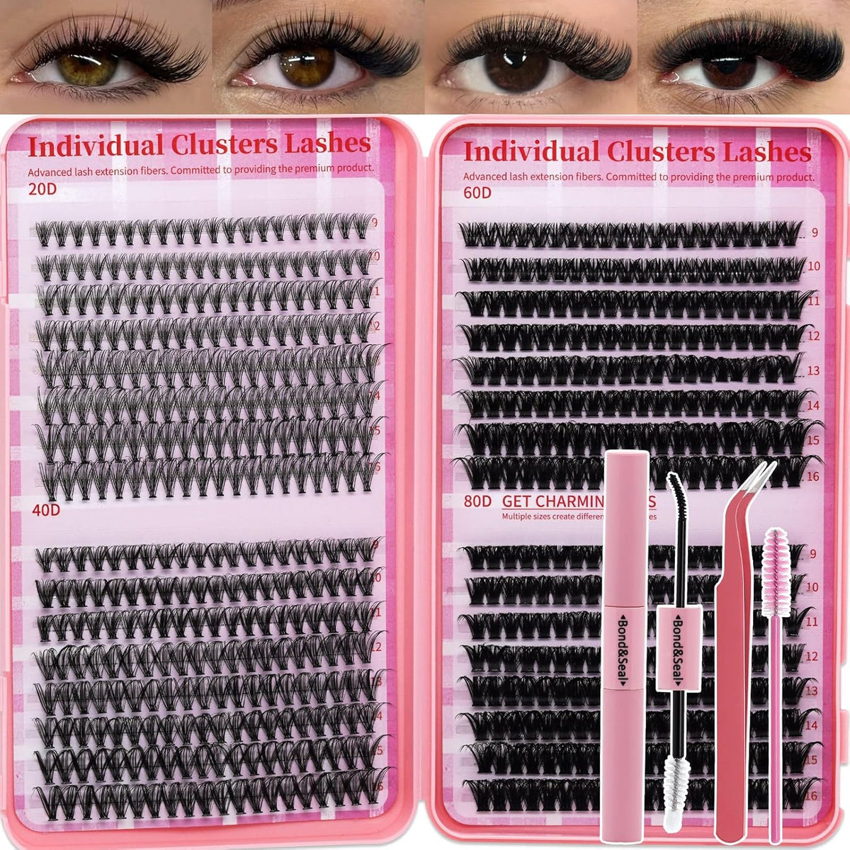 DIY Eyelash Extension Kit (640 Pieces)