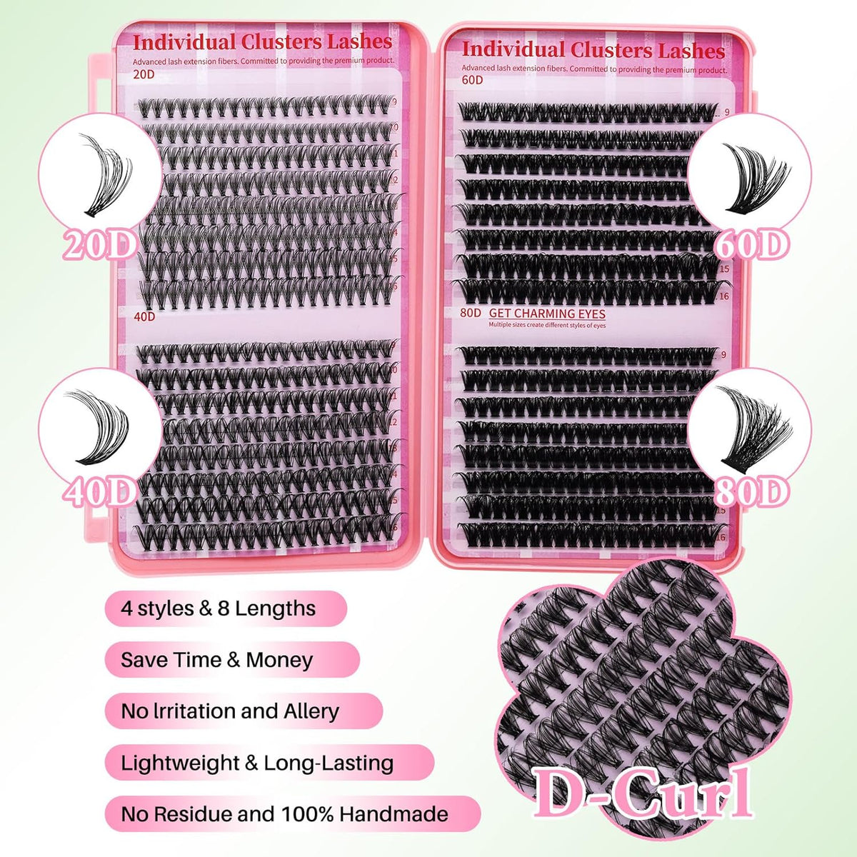 DIY Eyelash Extension Kit (640 Pieces)