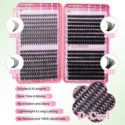 DIY Eyelash Extension Kit (640 Pieces)