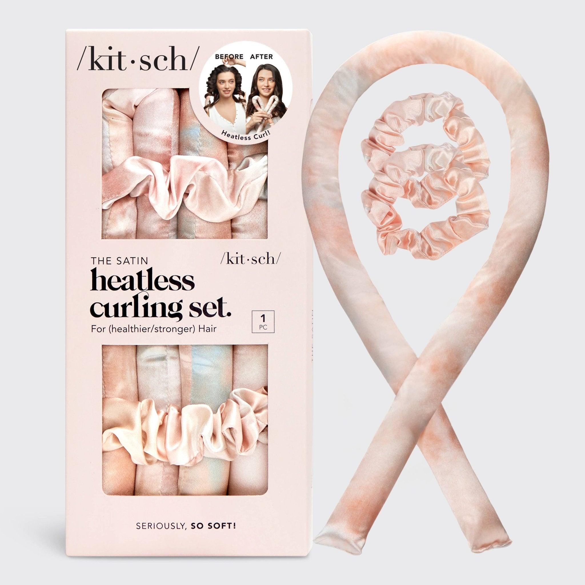 Satin Heatless Curling Set – No-Heat Hair Styling Kit