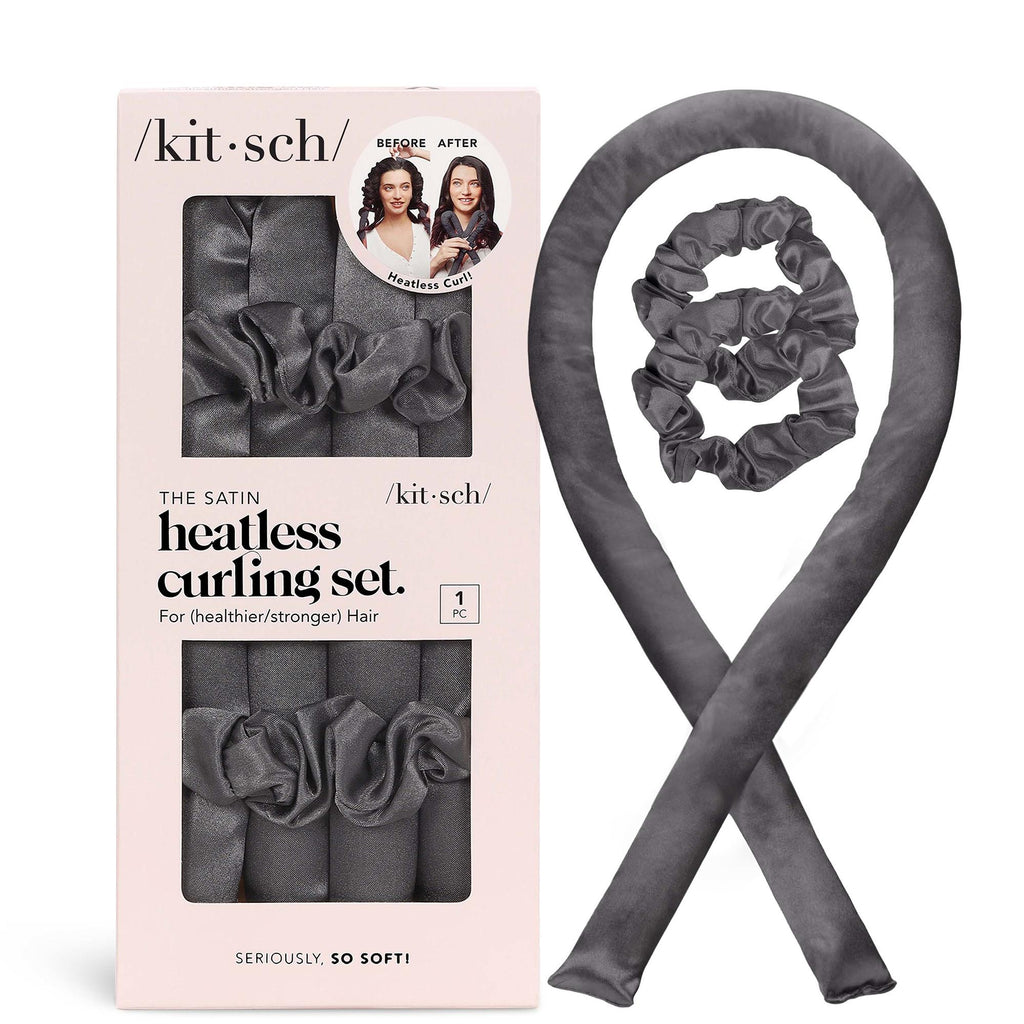Satin Heatless Curling Set – No-Heat Hair Styling Kit