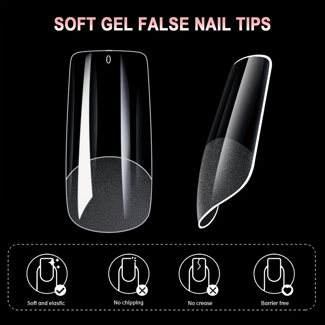 Press on Square Nail Tips